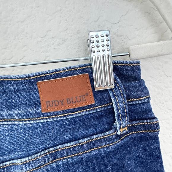 Judy Blue Women As Fate Would Have It Kick Flare Jeans Size 11 / 30 Stretch Blue - Picture 7 of 10